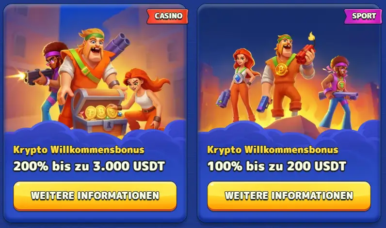Pistolo Casino Krypto-Willkommensbonus
